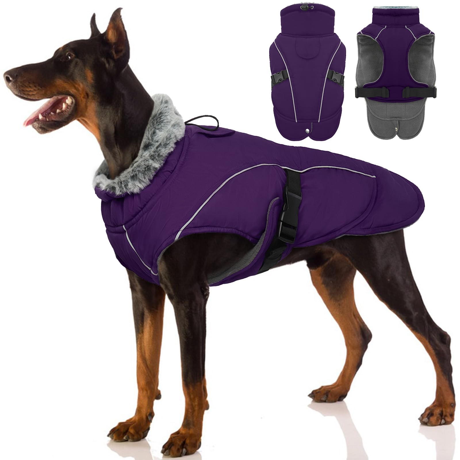 Gilet chauffant pour chien contre le froid manteau imperméable XL