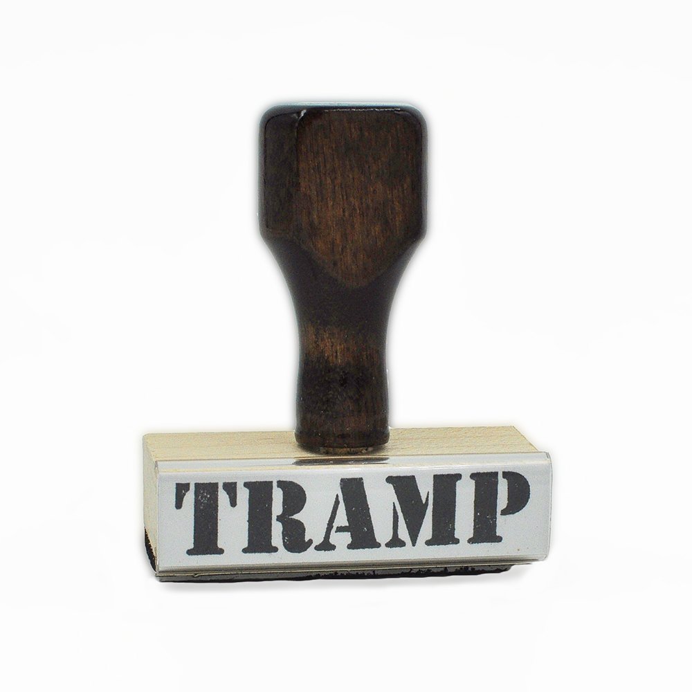 Tramp Stamp - Wooden Hand Stamp - Funny Office Gag Gifts - Gifts for Coworkers - Bachelorette Party Gifts - Funny Gifts