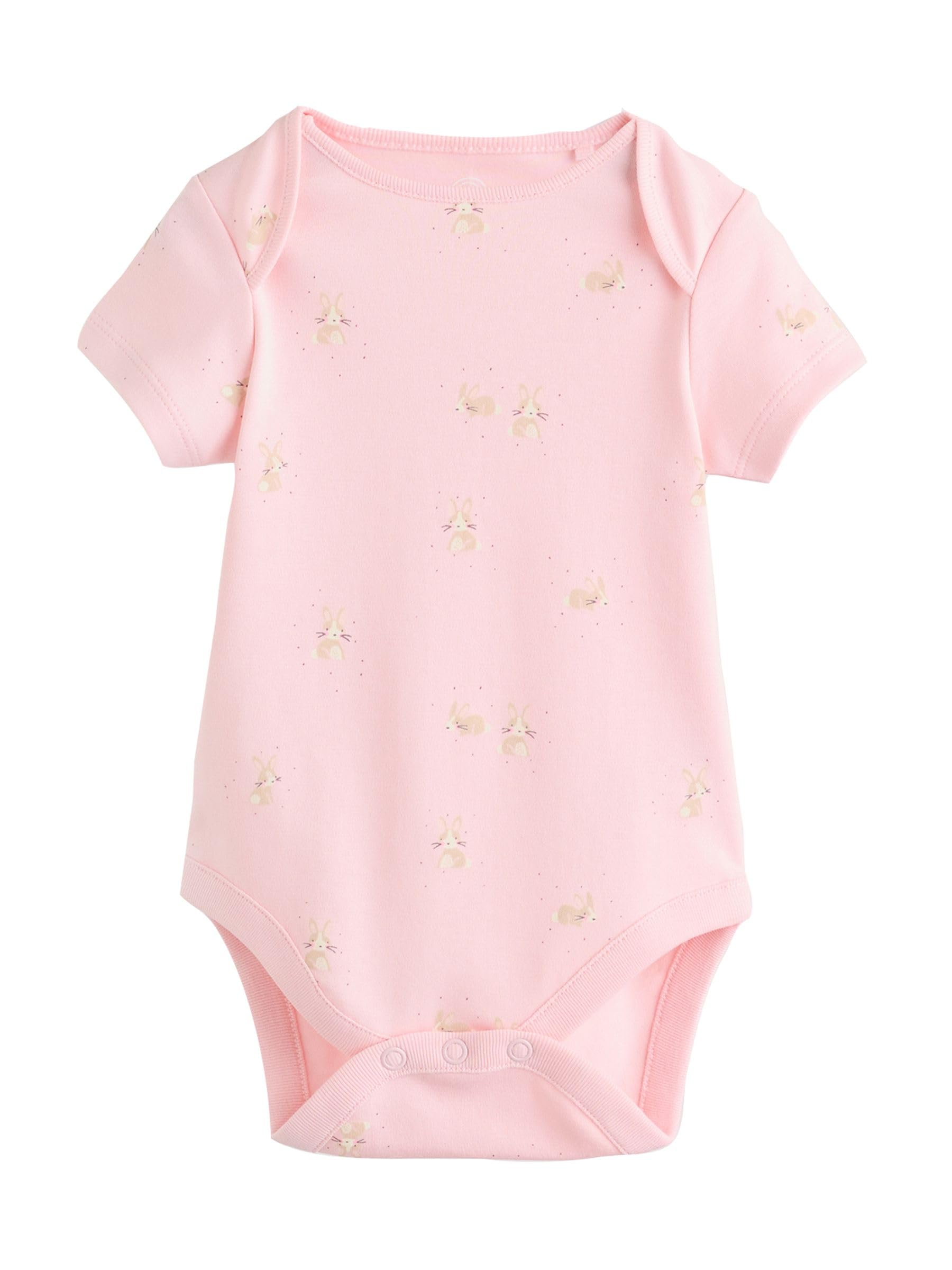 NEXT Baby Mädchen Kurzärmelige Babybodys im 7er-Pack