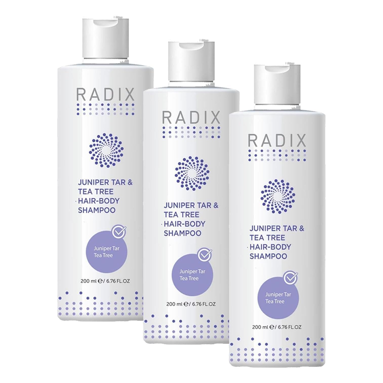 Radix Ardıç Katranlı Şampuan 200 ml (3 paketi)