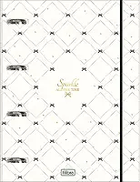 Tilibra - Caderno Argolado Cartonado Universitário com Elástico West Village 48 Folhas