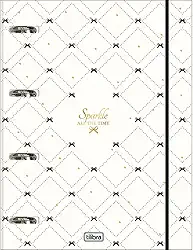 Tilibra - Caderno Argolado Cartonado Universitário com Elástico West Village 48 Folhas