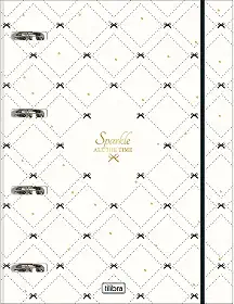 Tilibra - Caderno Argolado Cartonado Universitário com Elástico West Village 48 Folhas