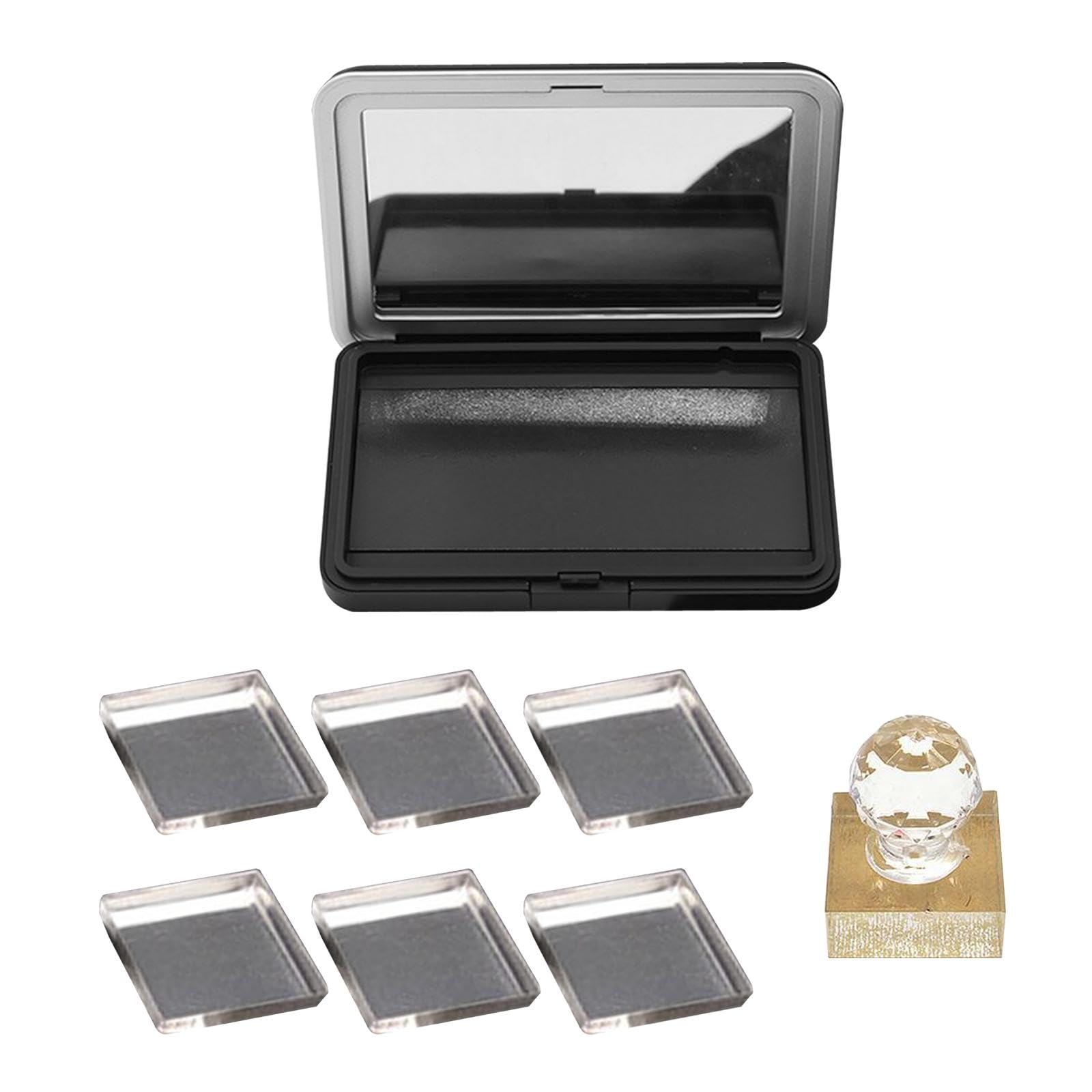 STYLEHEAVEN Empty Eyeshadow Palette Compact Makeup Palette for Eyeshadow Lipstick Powder Style A-image-35