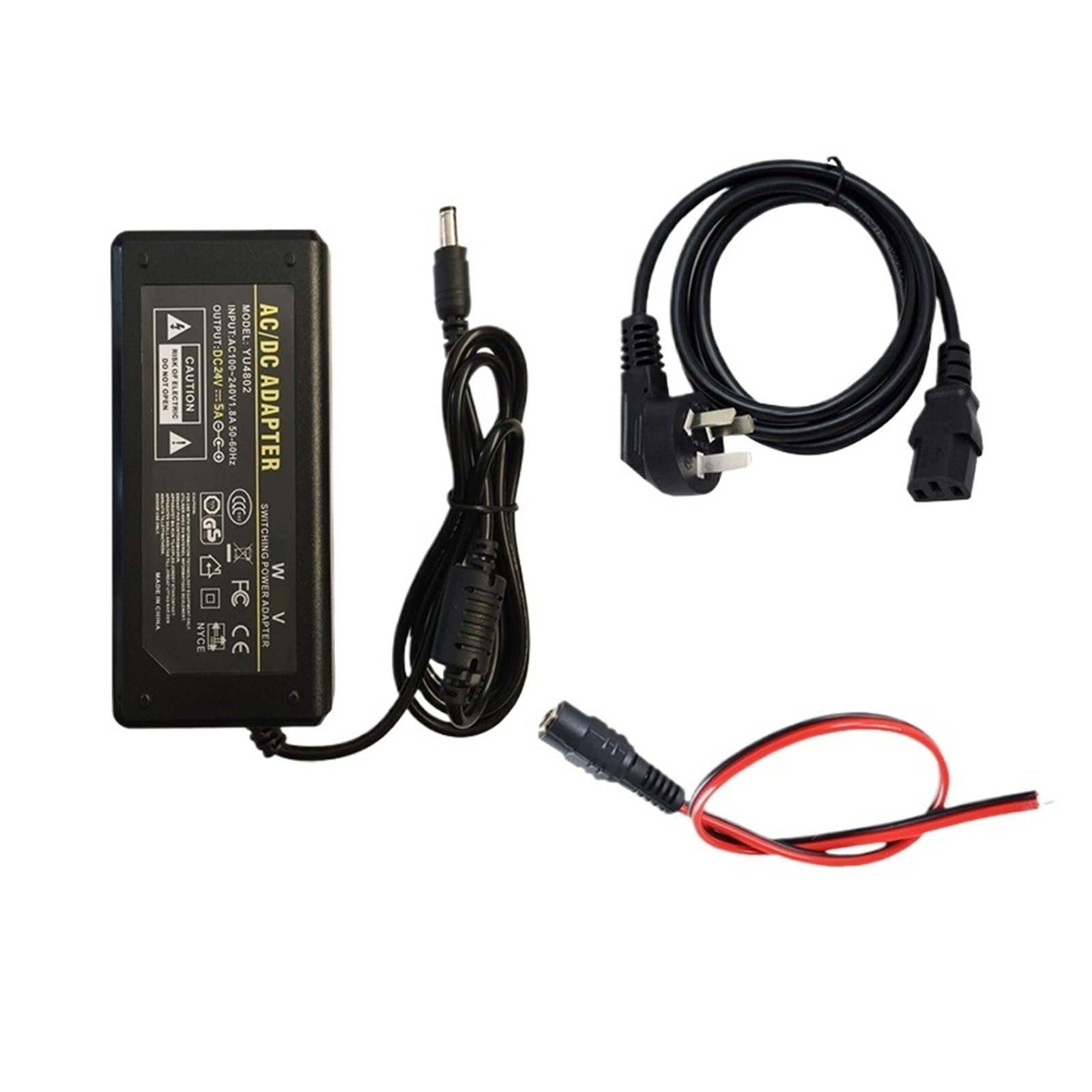 Alimentatore Per Strisce LED Alimentatore Trasformatore 220V A 12V Stabilizzato 5A - Per Strisce LED, Luci, Dispositivi A Bassa Tensione Alimentatore Telecamere 12v