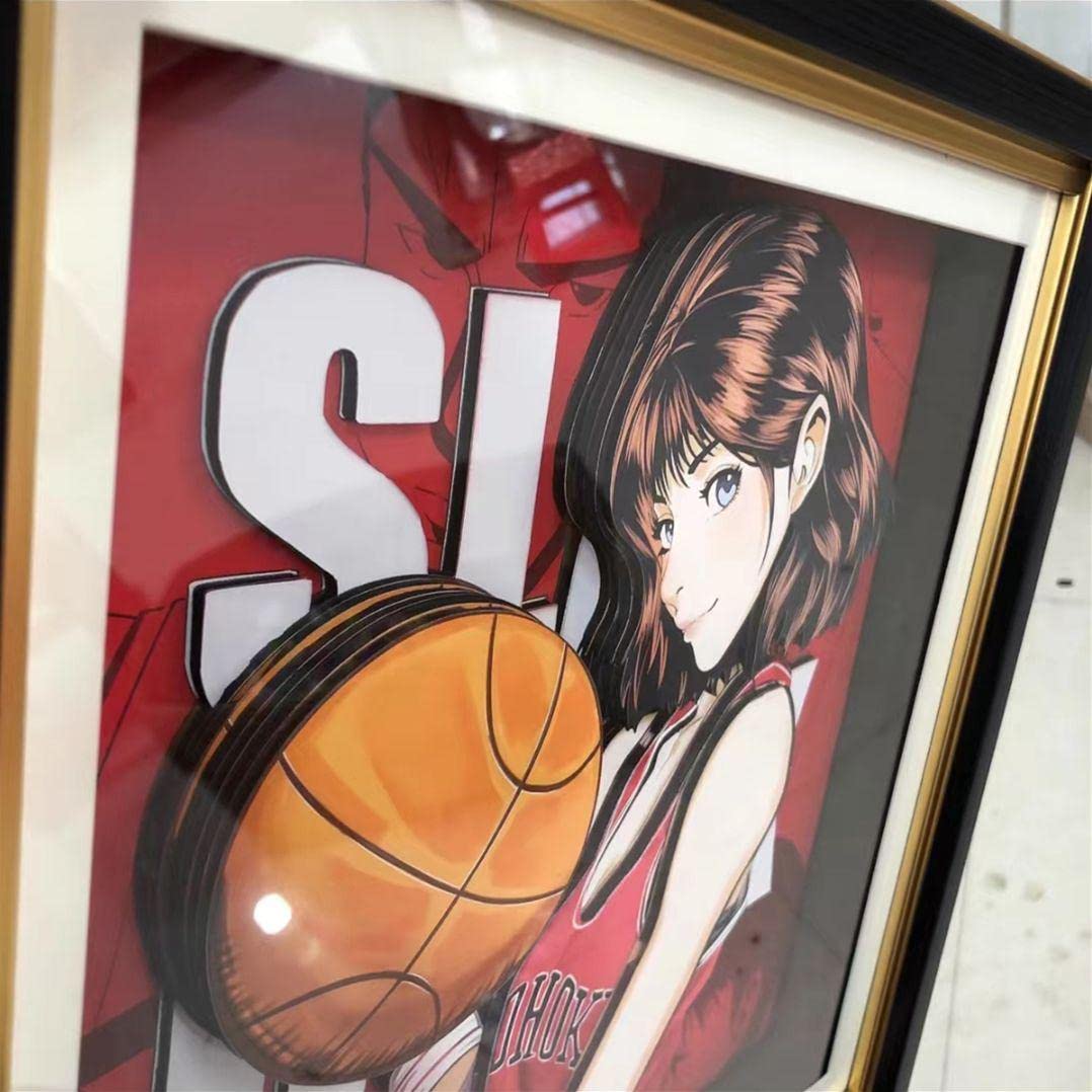 赤木晴子　スラムダンク　立体絵　3D Amazon.co.jp: スラムダンク slam dunk 赤木晴子 フィギュア ZX