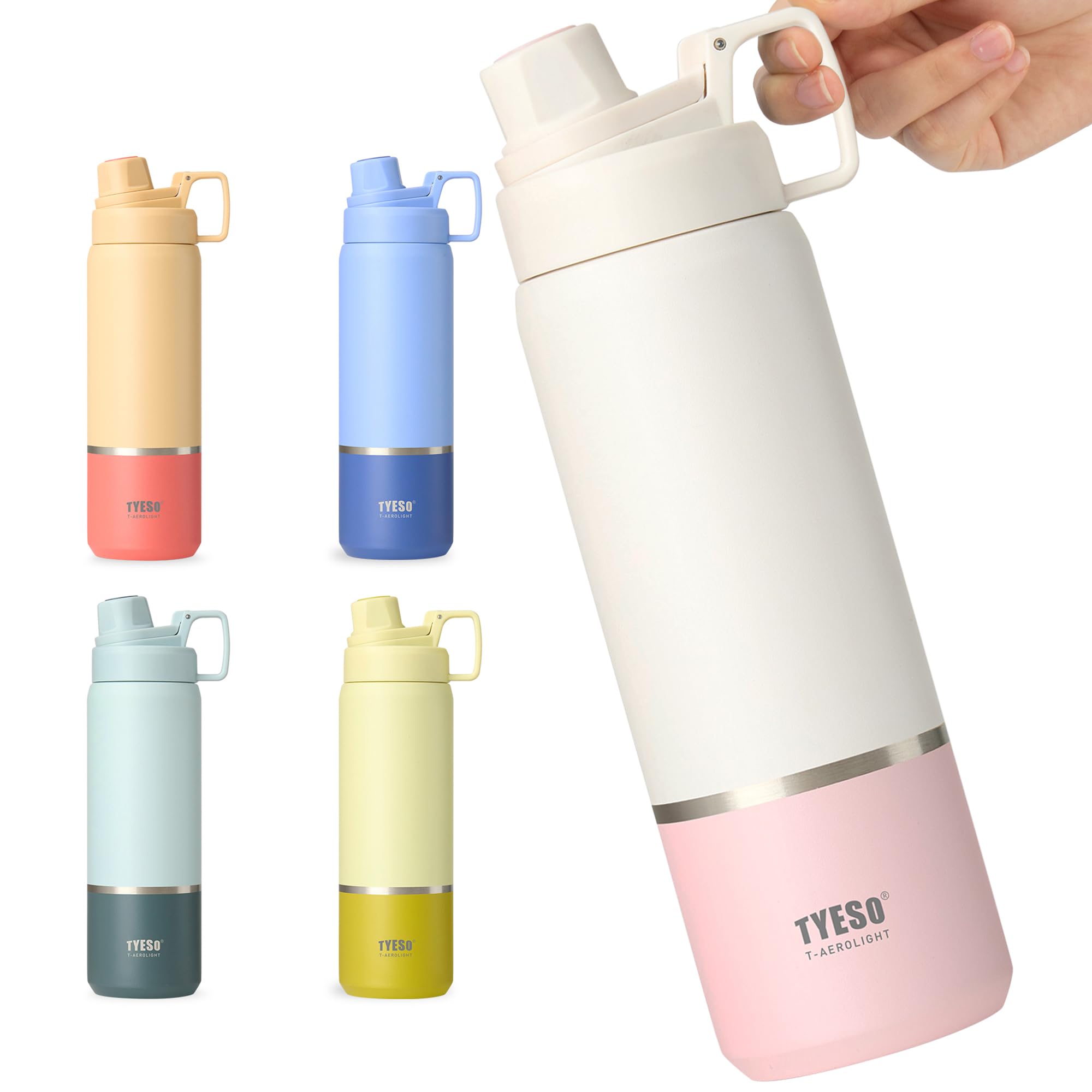 Amazon.co.jp: 【炭酸対応】TYESO 水筒 900ml 真空断熱 炭酸 魔法瓶
