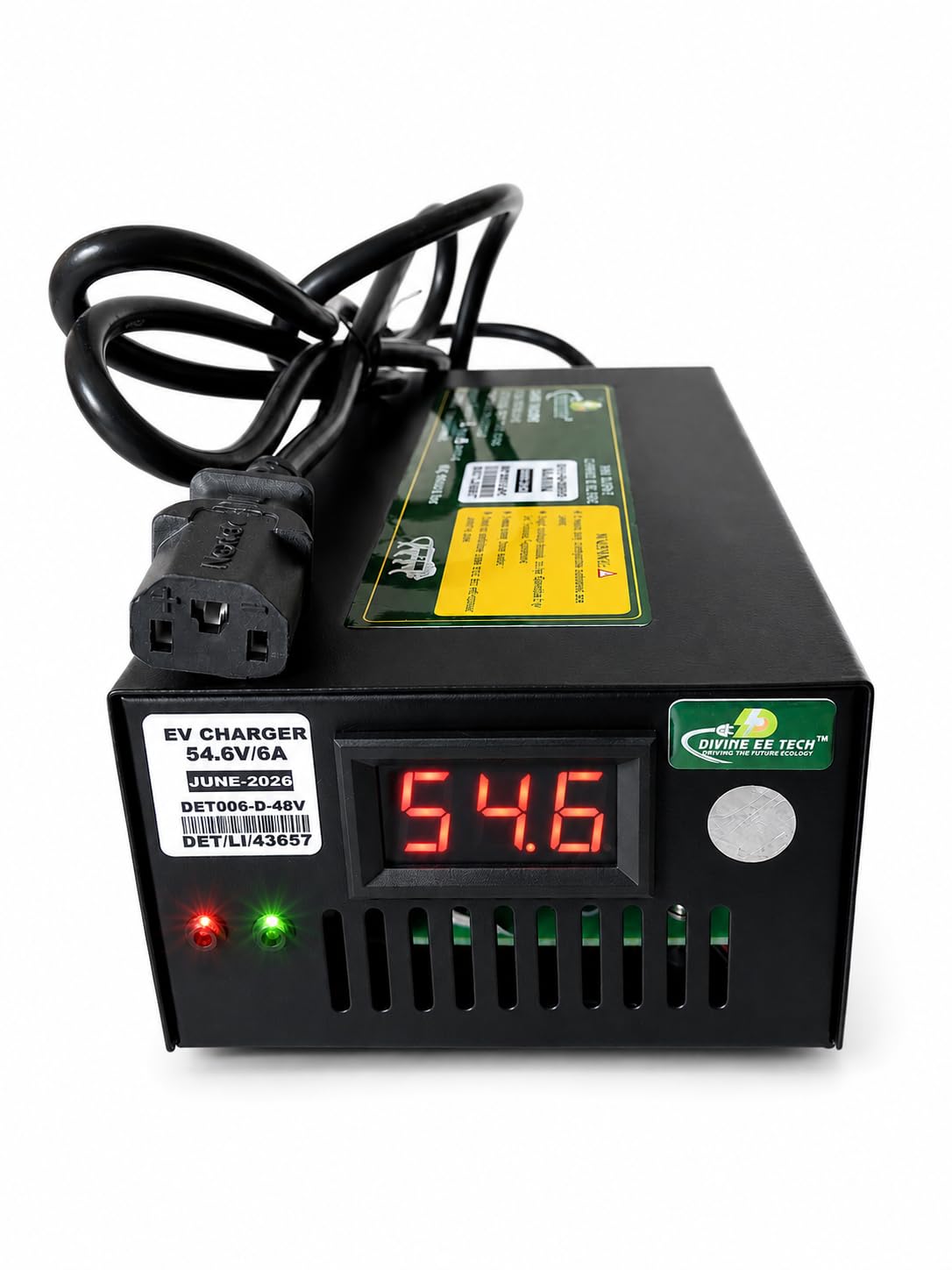 Lithium Battery Charger 48 Volt 54.6 Volt Cutoff 6 amper lfp Charger with Digital dispaly for E-scooty E-rikshwa Fast Charger-image-44