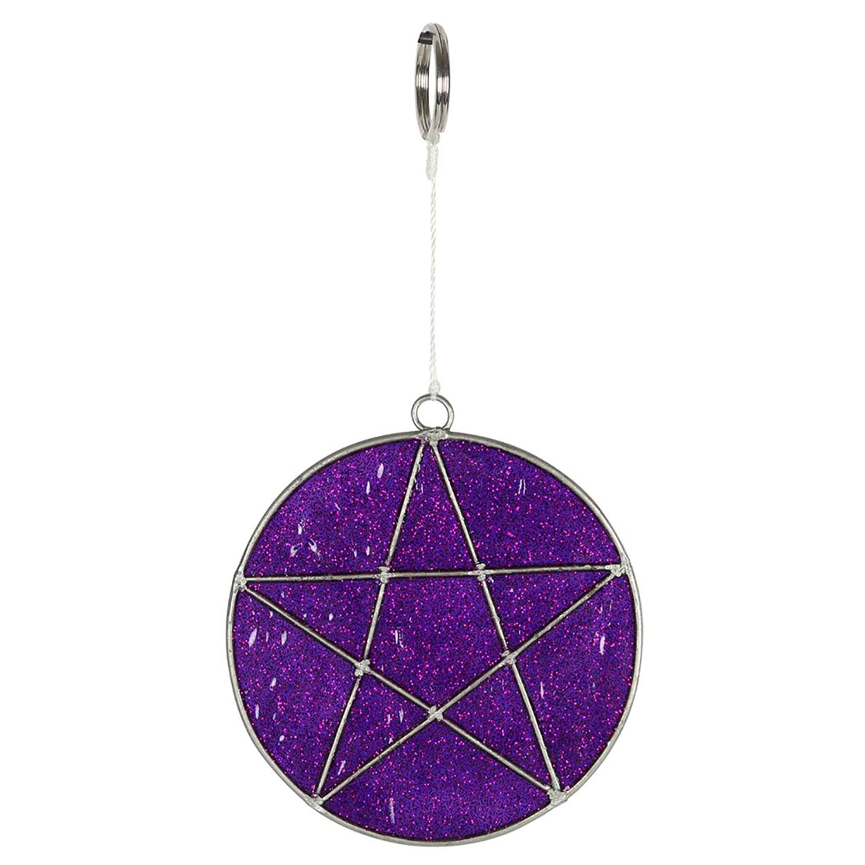 Something Different Purple Suncatcher Mystical Pentagram