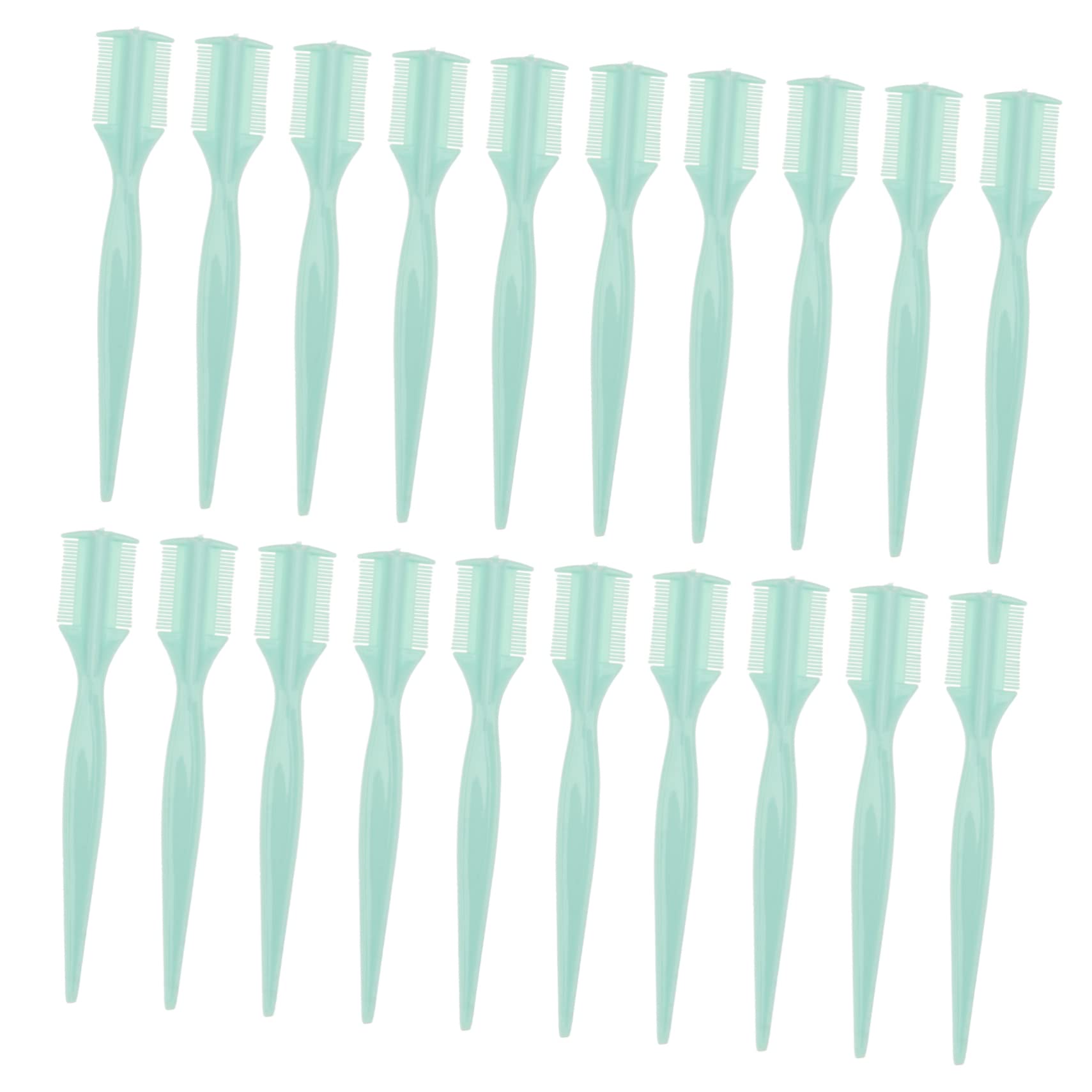 SOESFOUFU Eyebrow Lamination Brush Eyelash Organizer Makeup Combs Abs Plastic for Eyelashes Bangs Random Color