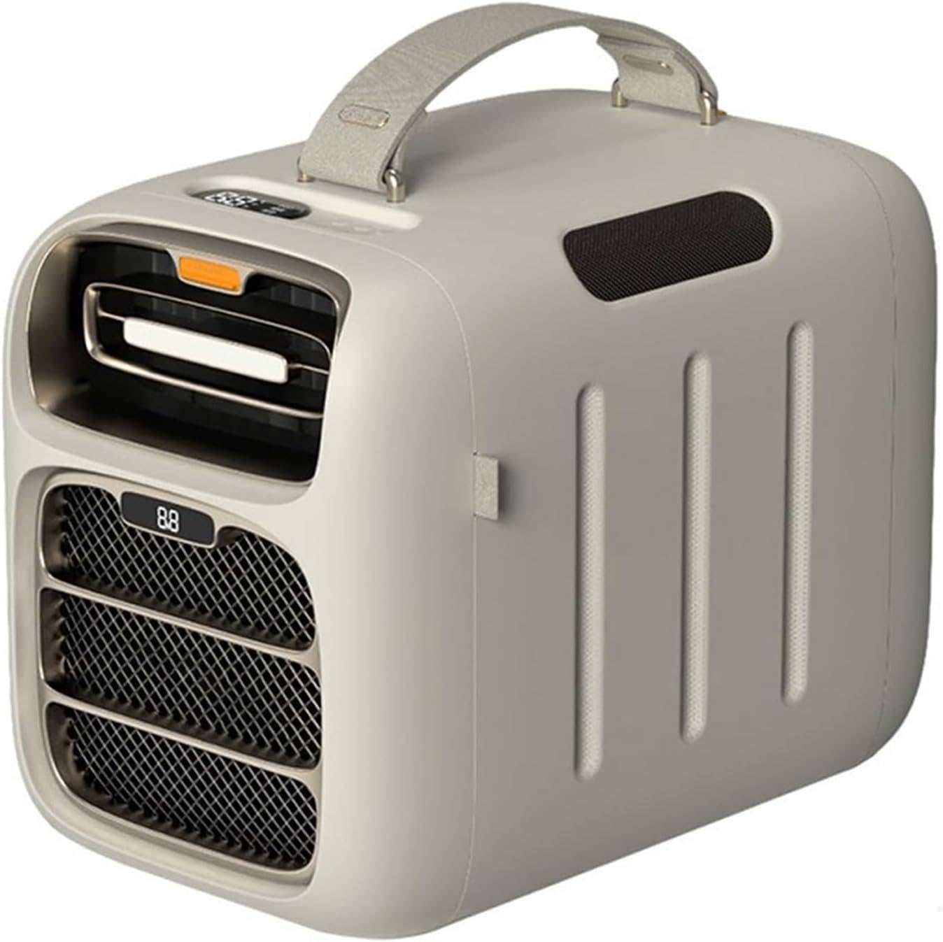 LYAYYDS Portable Air Conditioner, 420W Consumption AC Unit for Tents, Cools 16-32°C, with Handle, Ideal for Camping, Truck, Van, Dorm 49×33×26cm cold-12V24V