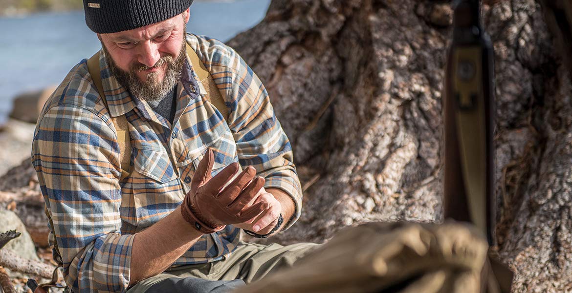 Helikon-Tex Lumber Gloves rękawiczki – brązowe