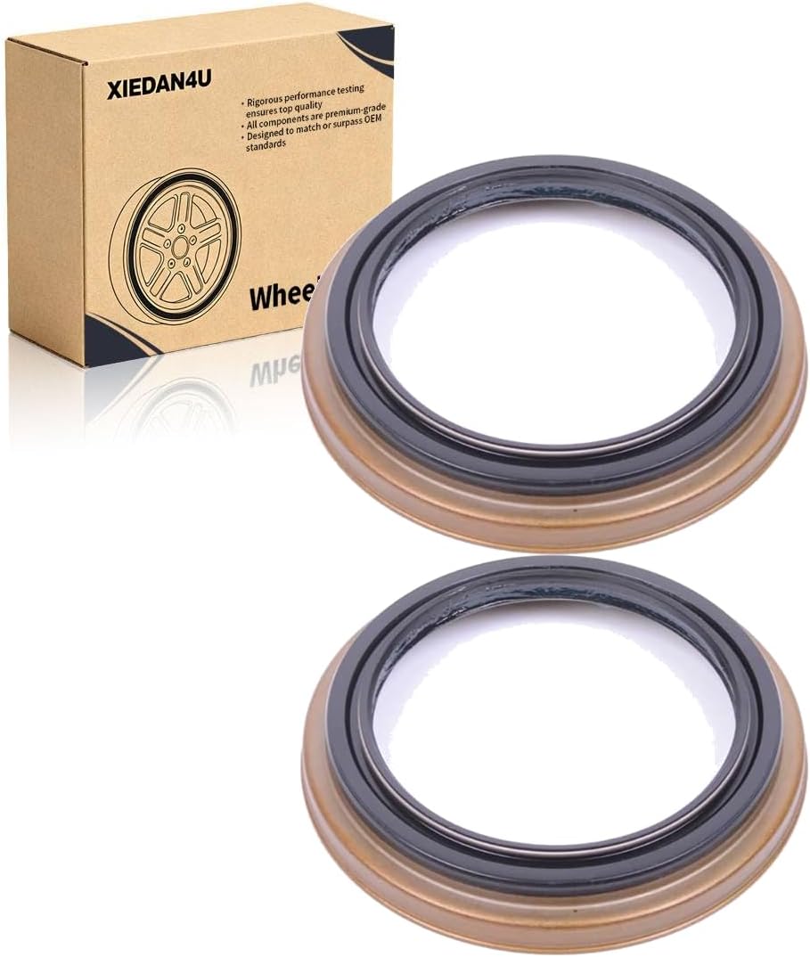 Front Inner Wheel Seal,Wheel Bearing Seal for Toyota 4Runner,FJ Cruiser,Tacoma 2003 2004 2005 2006 2007 2008 2009 2010 2011 2012 2013 2014 2015 2016 2017 2018 2 x