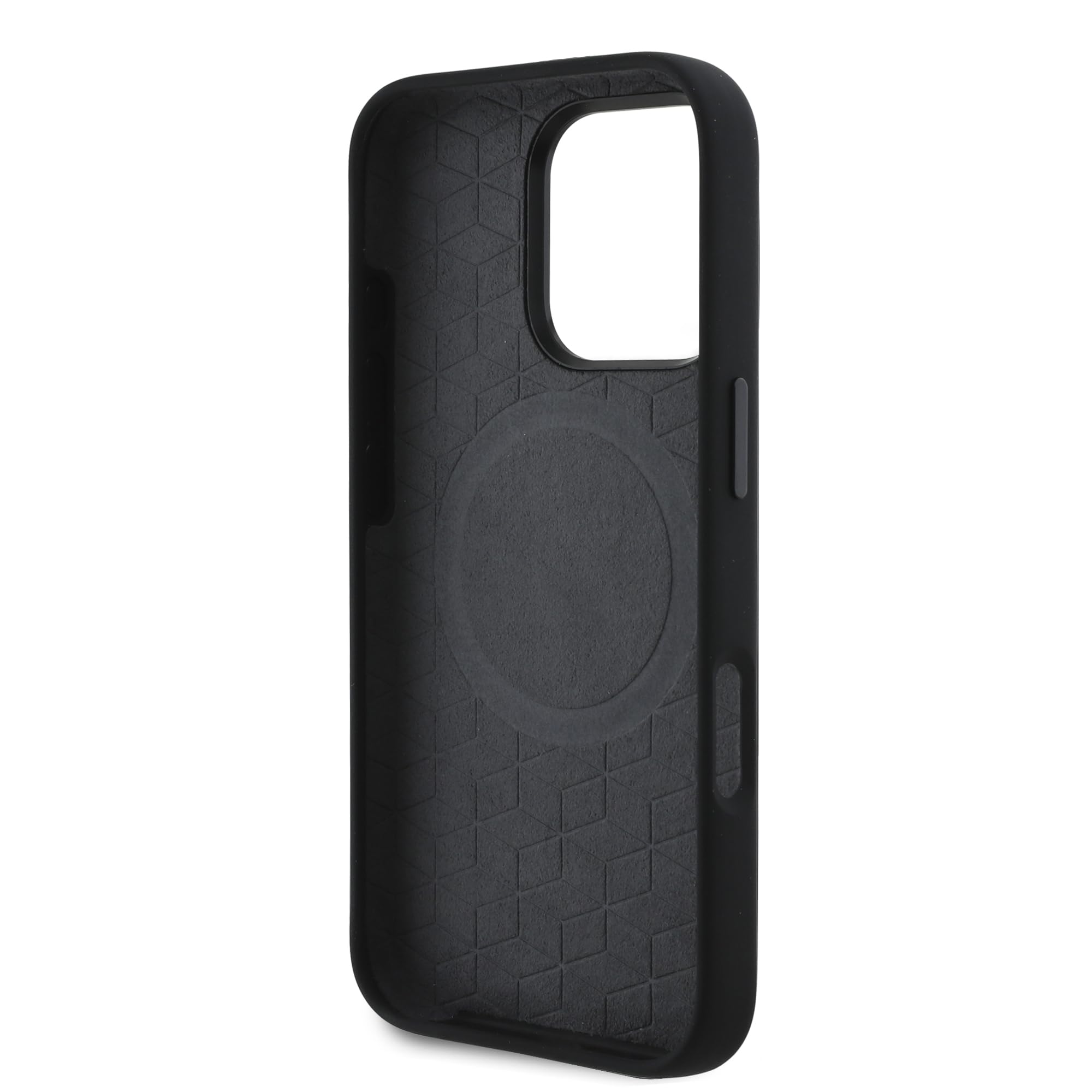 CG Mobile BMW HC M - Funda de teléfono diseñada para iPhone 16 Pro MAX, Duradera, a Prueba de Golpes, Compatible con Magsafe, Funda de Silicona Impresa con Anillo, Color Negro