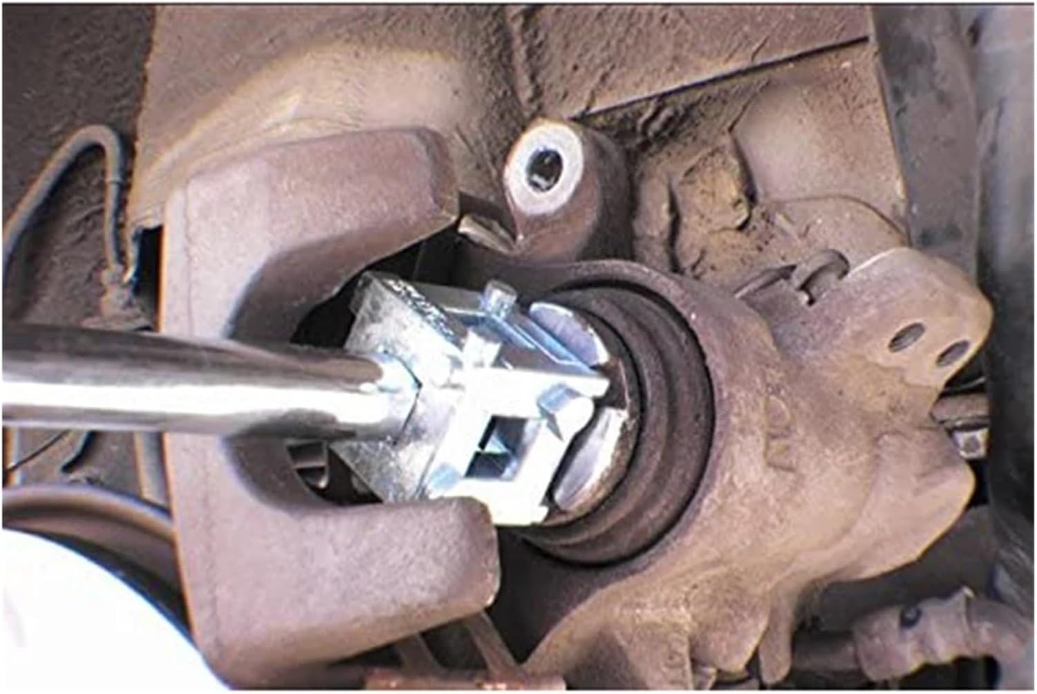 Compatible with Alpha Disc Brake Caliper Piston Rewind/Wind Back Cube Tool 3/8" Sq Dr CRT300