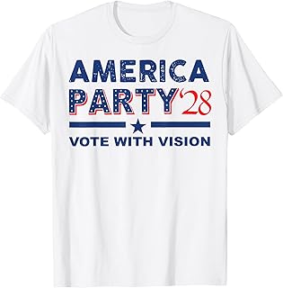 I Support New America Party For 2028 Presidential Candidate T-Shirt