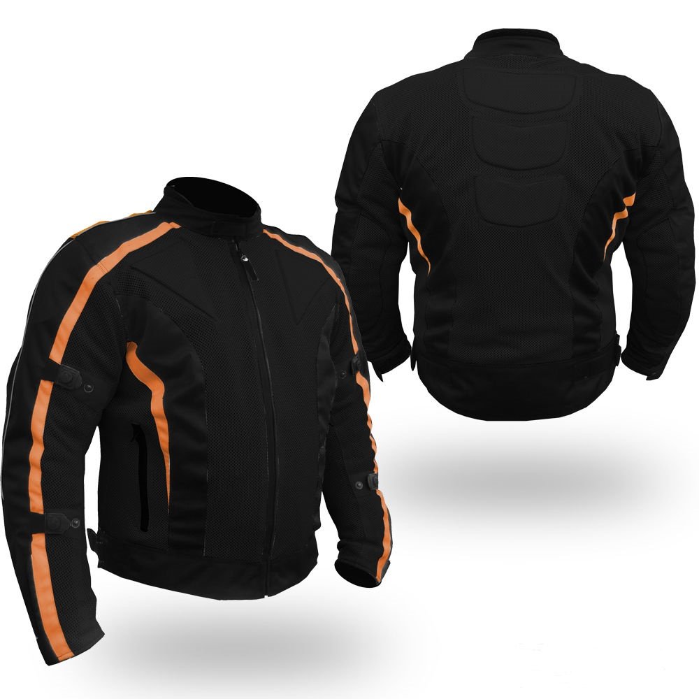 Giacca da moto estivi, in Cordura/mesh Chicane-Impermeabile e rinforzi CE