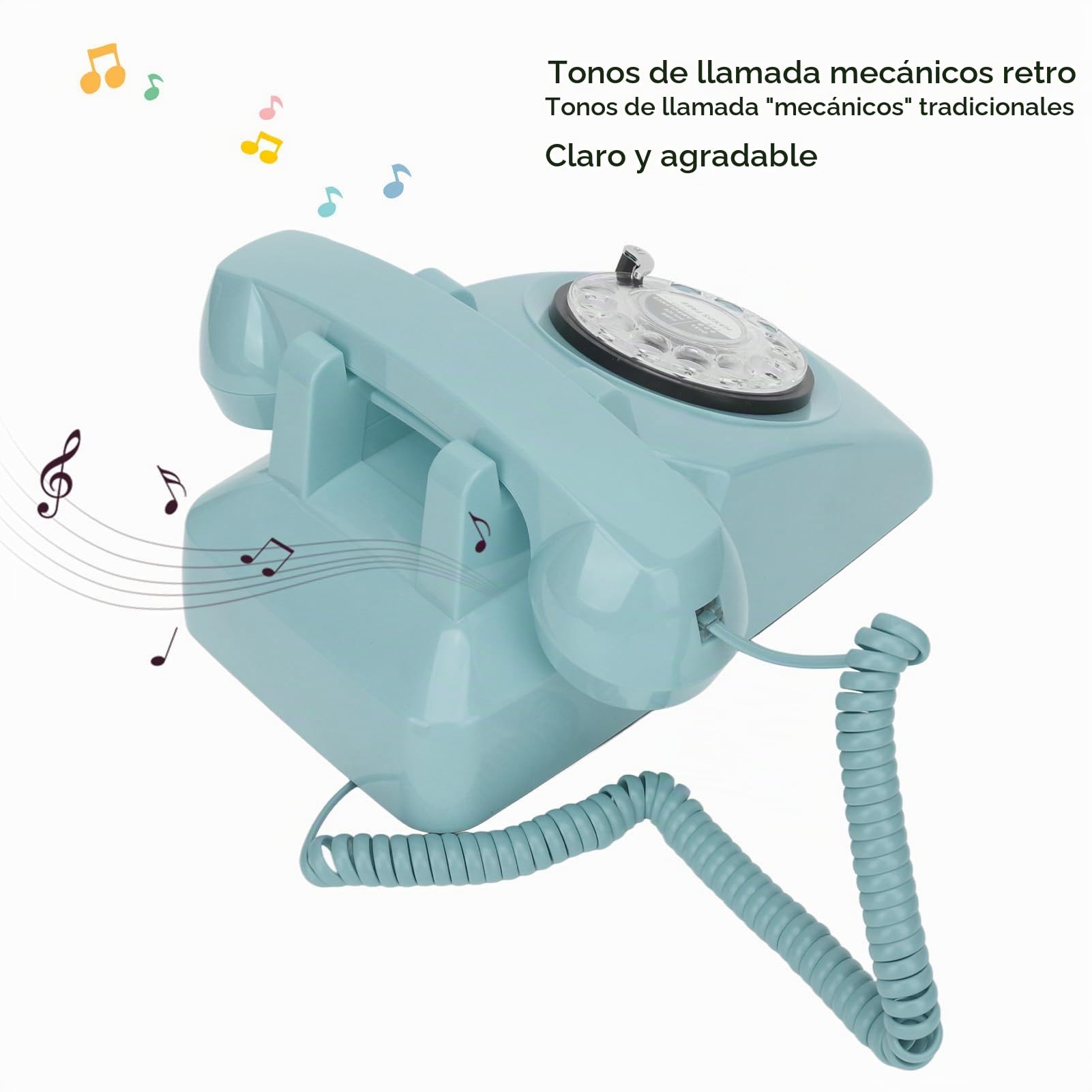 Socobeta Retro Antiguo Antiguo Teléfono De Casa Vintage Teléfono Fijo Ideal Familia Amigos Colegas