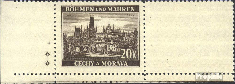 Bohemia and Moravia 61LW with blank 1940 clear brands (Stamps for collectors)