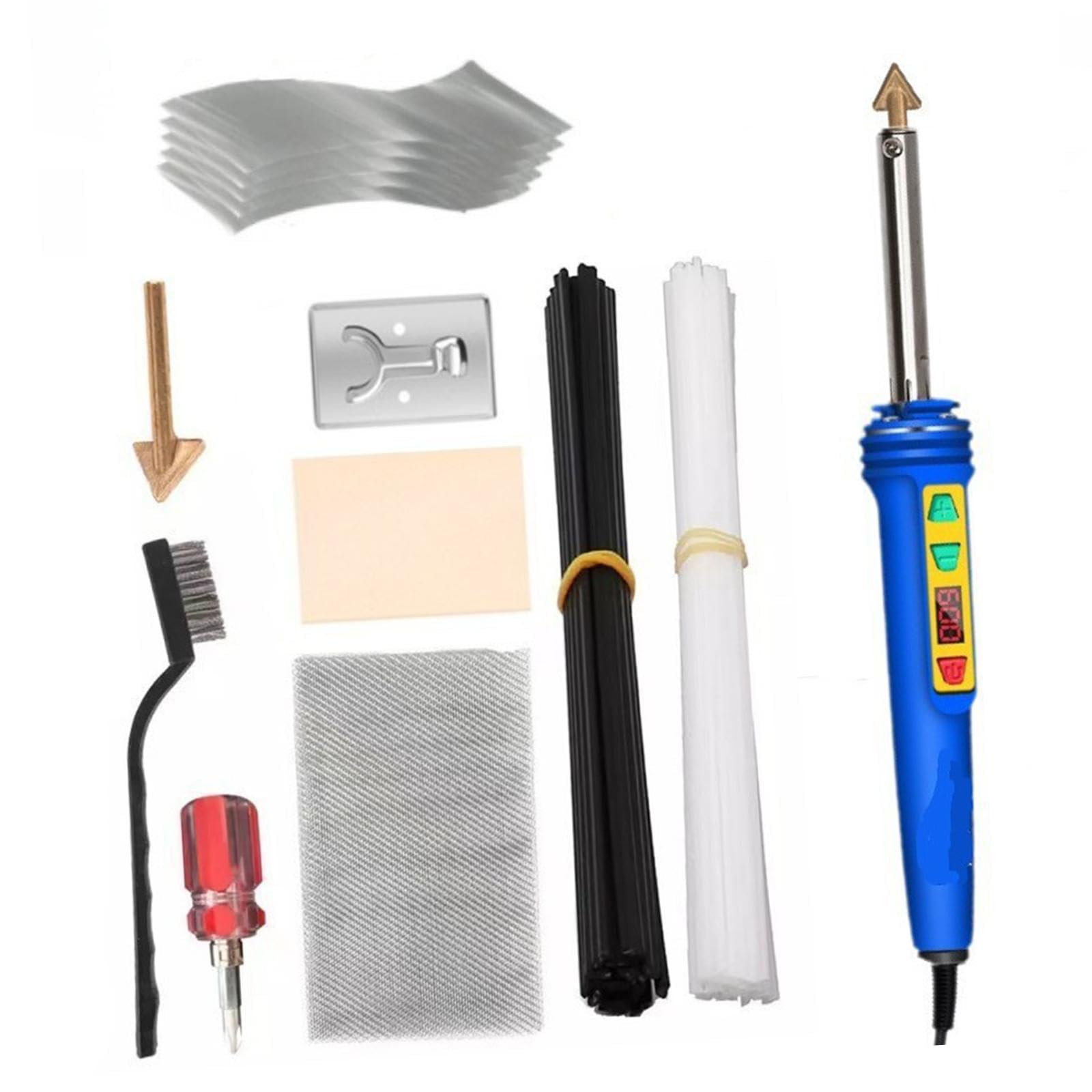 150W Plastic Welding Kit with Digital Display - Portable Soldering Iron for Kayak, Automotive & DIY Repair