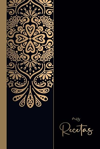 Mi Cuaderno de Recetas: Recetario de cocina para escribir 100 recetas de tus platos favoritos en este libro en blanco - tamaño similar a A5 - 01