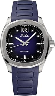 Multifort TV Big Date - Swiss Automatic Watch for Men - 40mm Case with Transparent Caseback