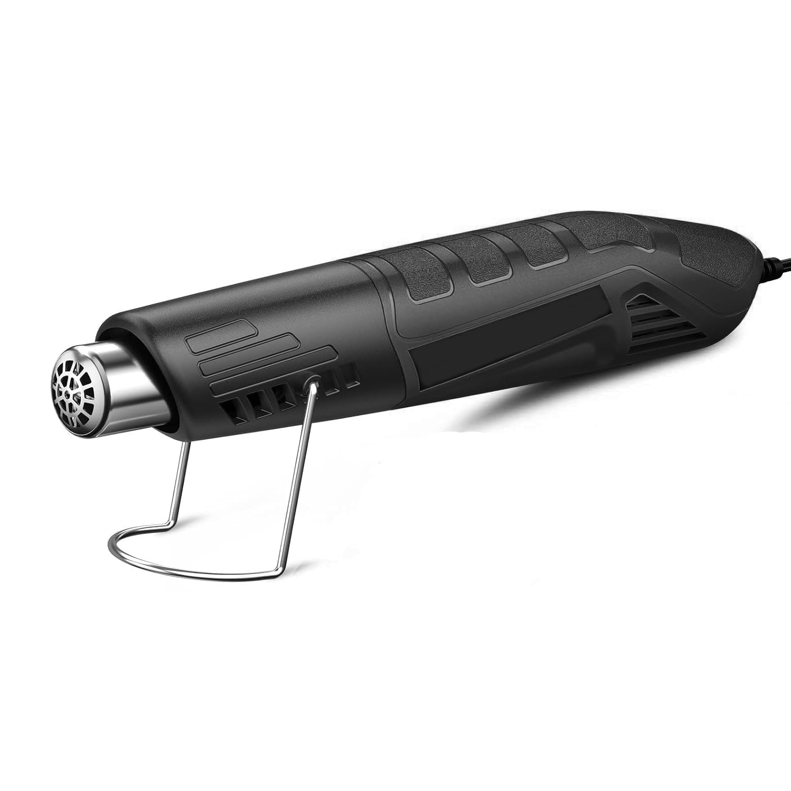 380W ミニヒートガン エンボスヒーター 小型ヒートガン 200℃-350℃ 2段階加熱可能 急速加温 レジン気泡とり/ステッカー剥がし/乾燥/粘着/接合/補修/熱収縮チューブ/DIY