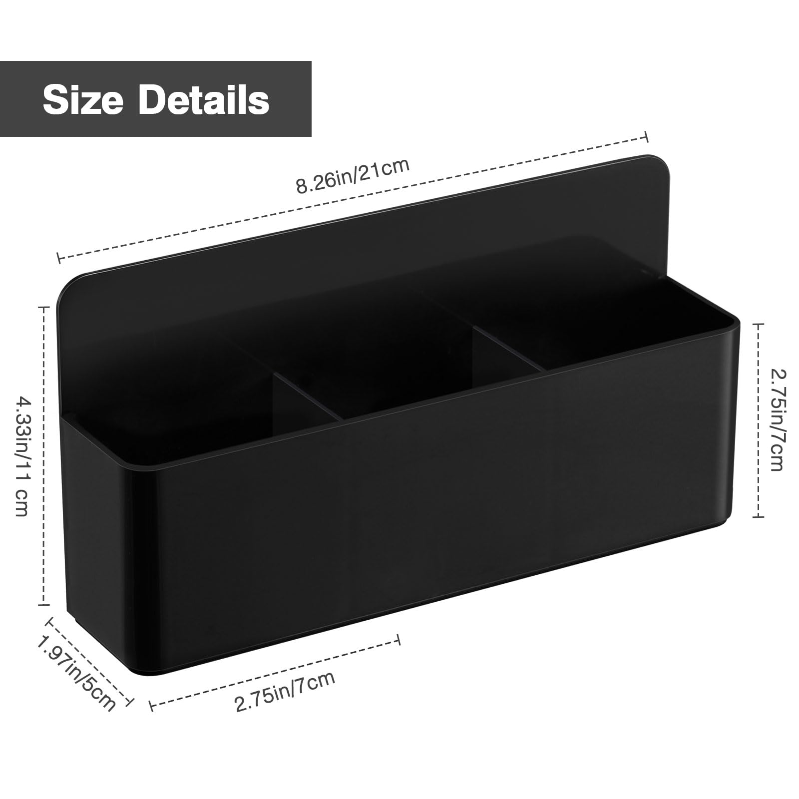 Porte-Stylo Magnétique Avec Éponge - Organisateur Réfrigérateur Et Tableau Blanc
