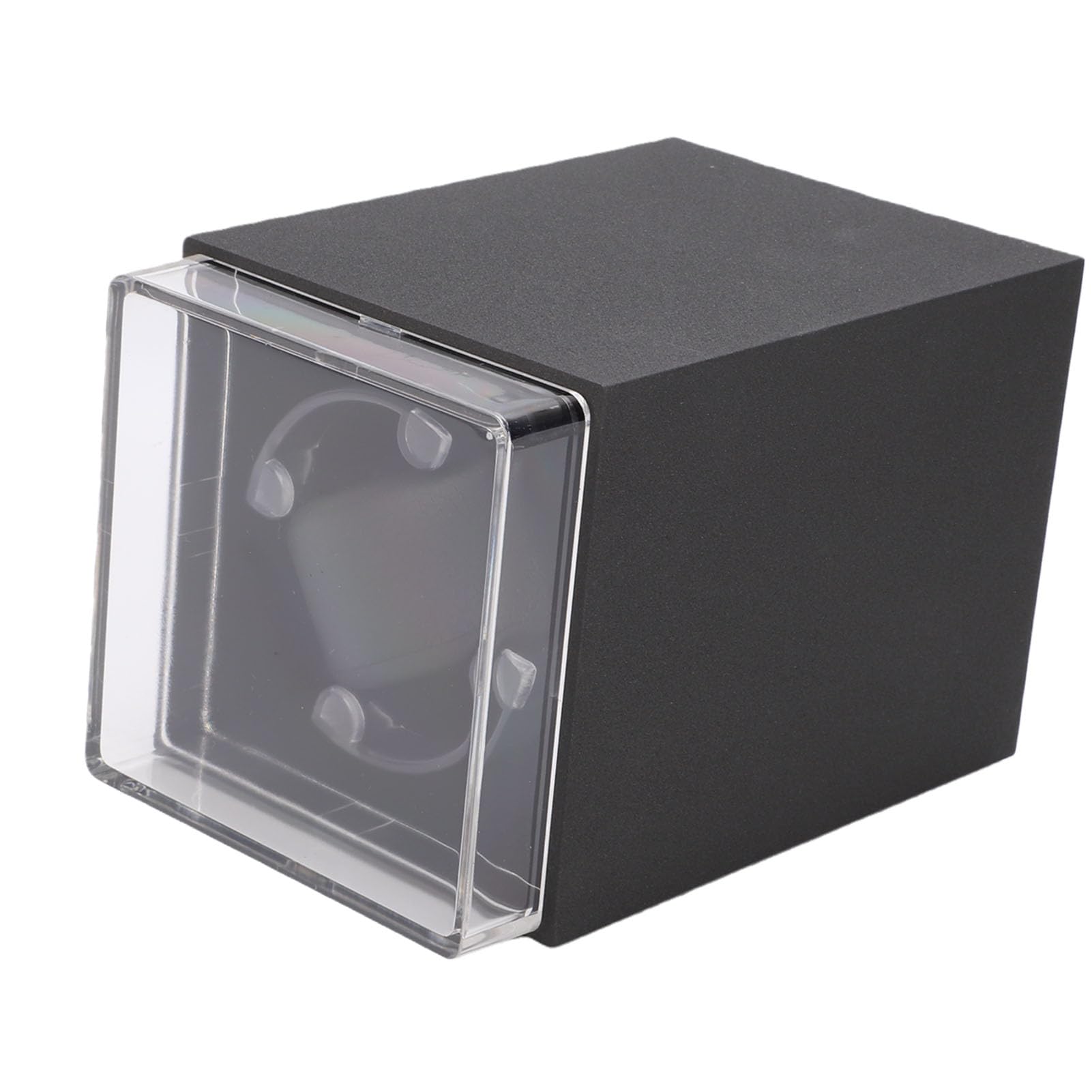 Ejoyous Caricaorologi Automatico, Caricaorologi Meccanico Silenzioso in ABS con 5 Direzioni di Rotazione, Cassa Singola Antimagnetica a Doppia Alimentazione per Display da Ufficio Domestico
