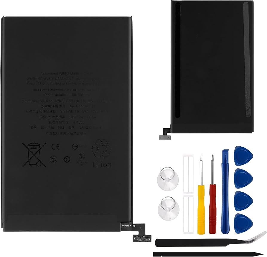 iPadmini6（256GBセルラー）バッテリー96% Amazon.com: E-YIIVIIL Replacement Battery A2522 Battery Compatible