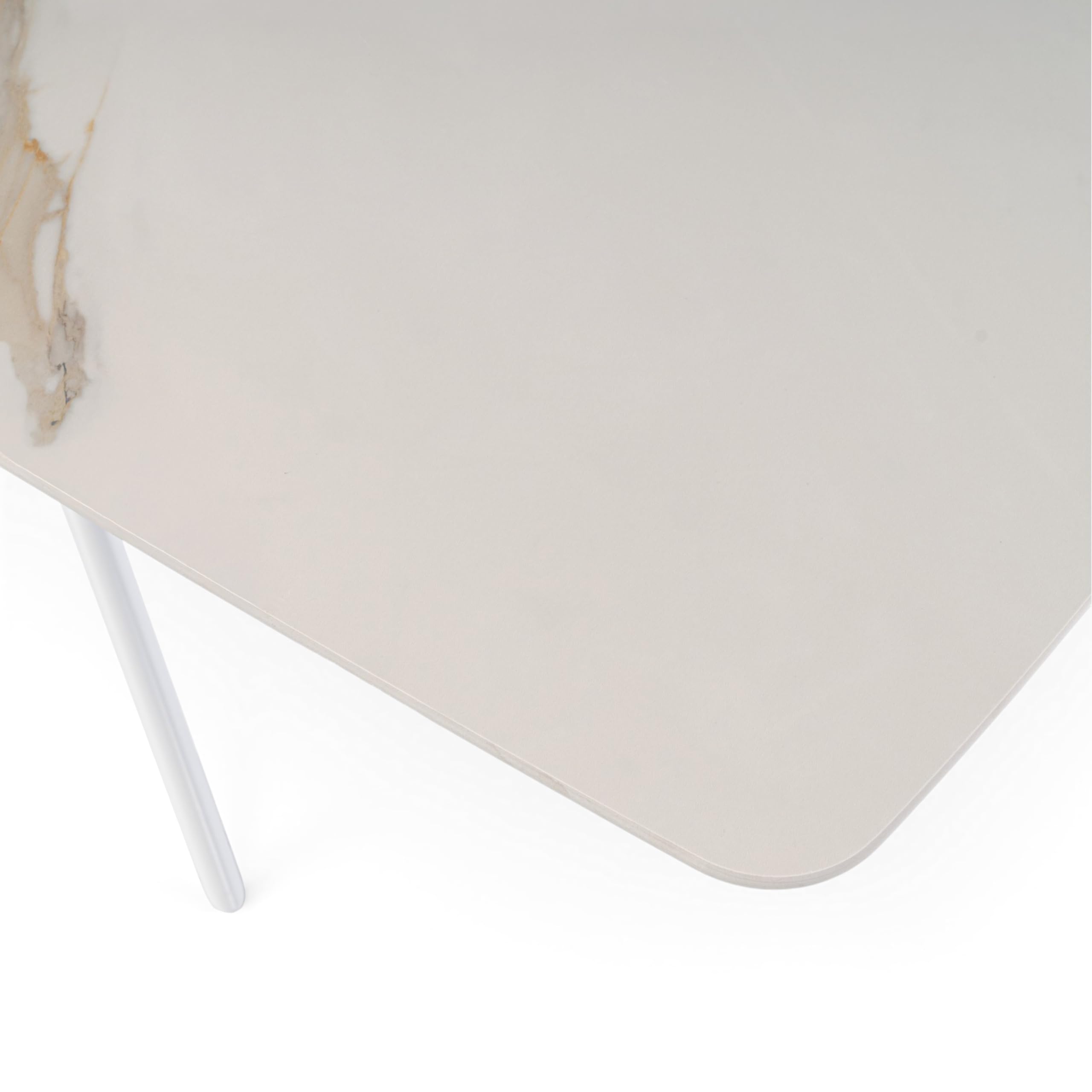 KONTE.DESIGN Tavolo SAINT FLORENT, Ceramica Calacatta Oro, 180x90x76
