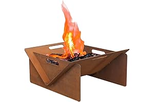Portable Fire Pit 20 Inch: Outdoor Heating Companion for Campfires, Backyards, and More