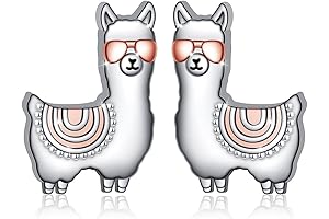 Birthday Gifts S925 Sterling Silver Llama Earrings