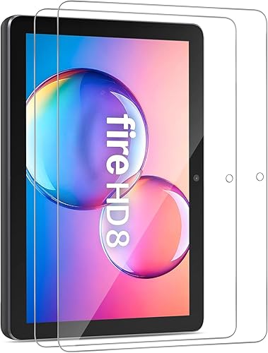 Screen Protector for 8/8 Kids Pro/ 8 Kids Tablet Tempered Glass, 9H Hardness, 2 Pack