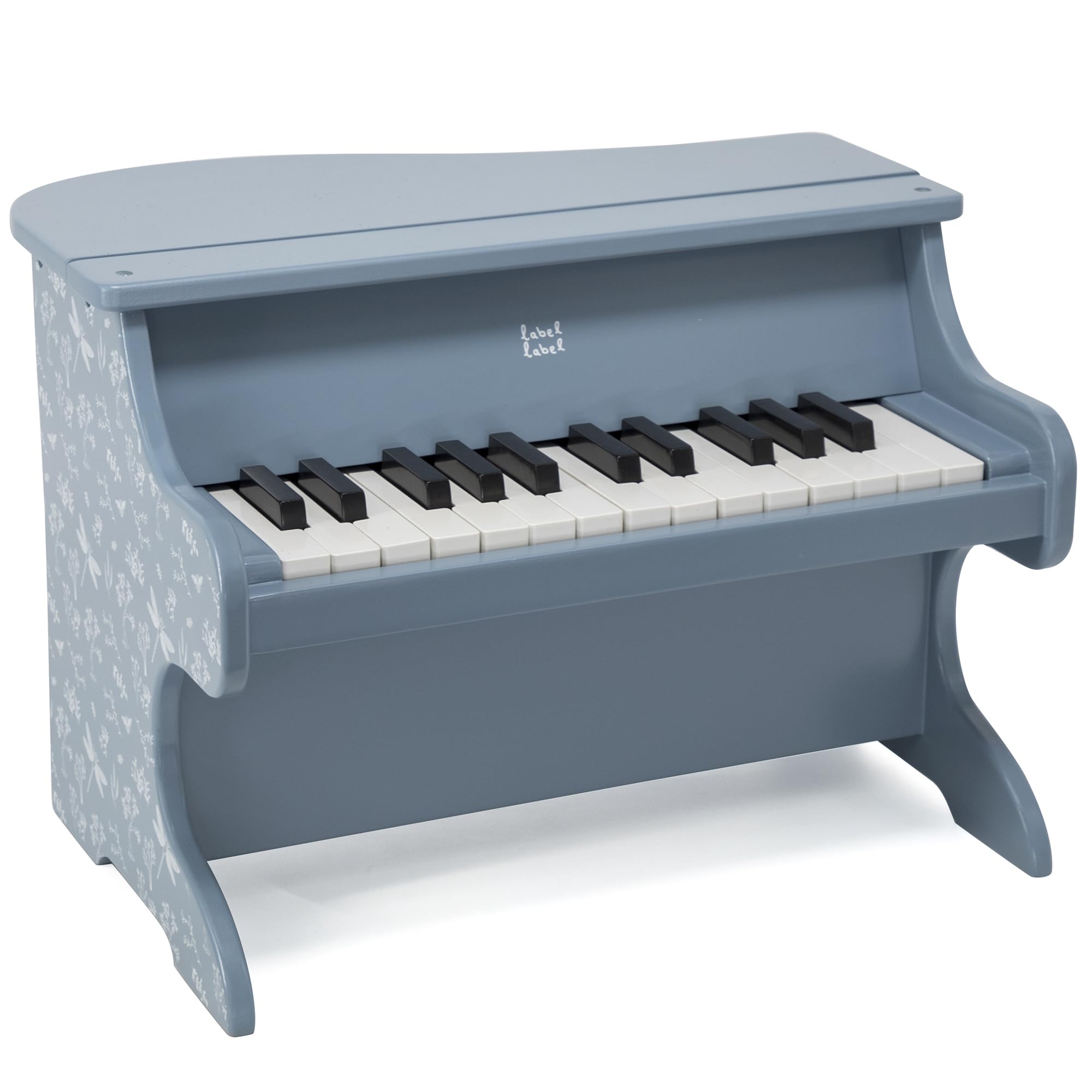 Label Label Houten Piano Blauw