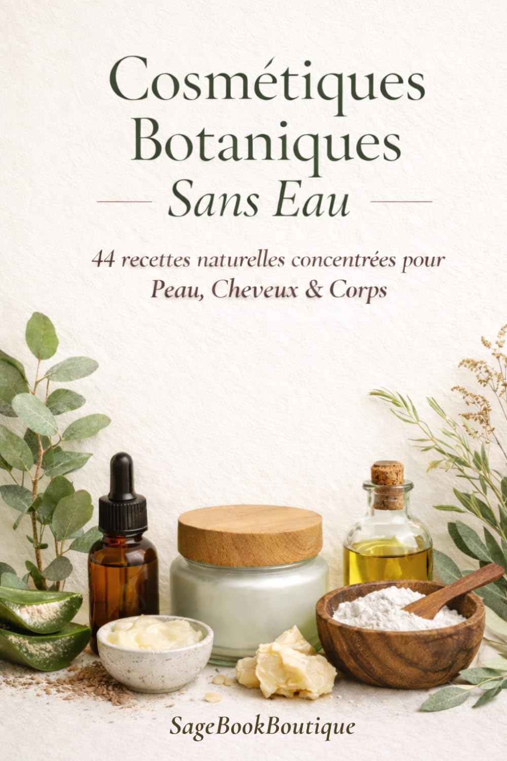 Cosmétiques Botaniques Sans Eau: 44 recettes naturelles concentrées pour peau, cheveux et corps