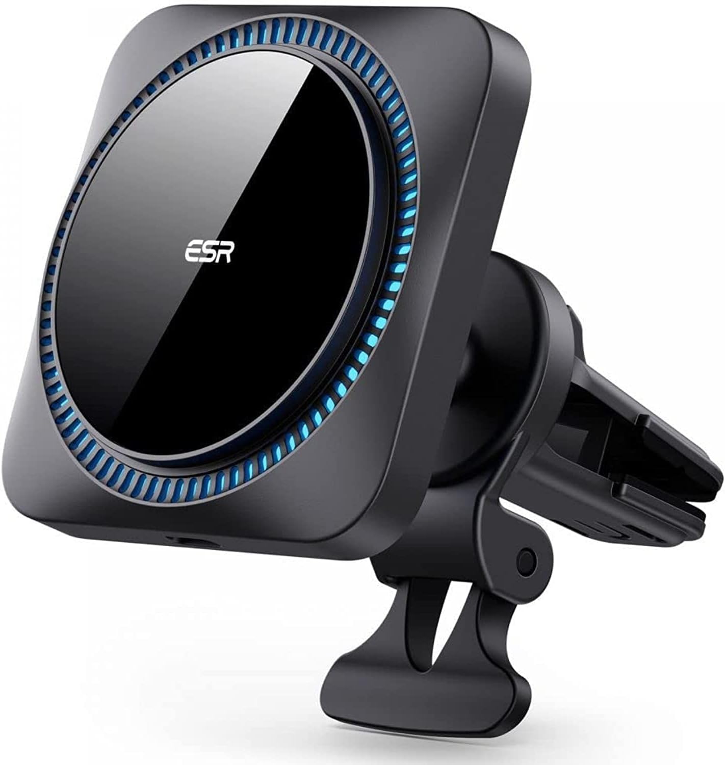 ESRCryoBoost MagSafe Car Charger, HaloLock for Wireless Car Charger, Compatible with iPhone 14/13/12 Series Phones and Magnetic Cases, Fast Charging, Phone Cooling, Frosted Onyx