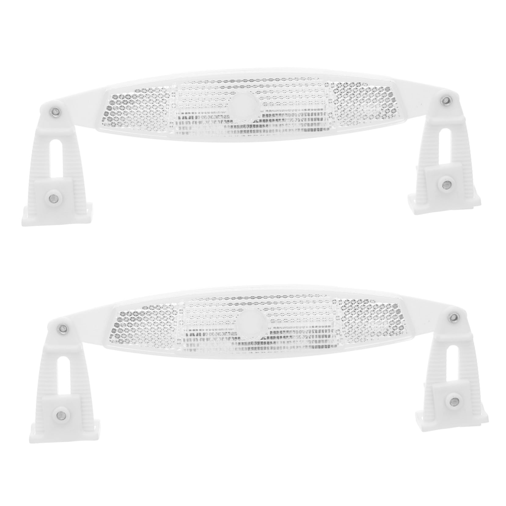 OSOLADY 1Pair Bicycle Reflectors Pack Fit Night Safety Reflectors for Bikes Lightweight Durable Design Easy Installation for Mountain Road Bikes