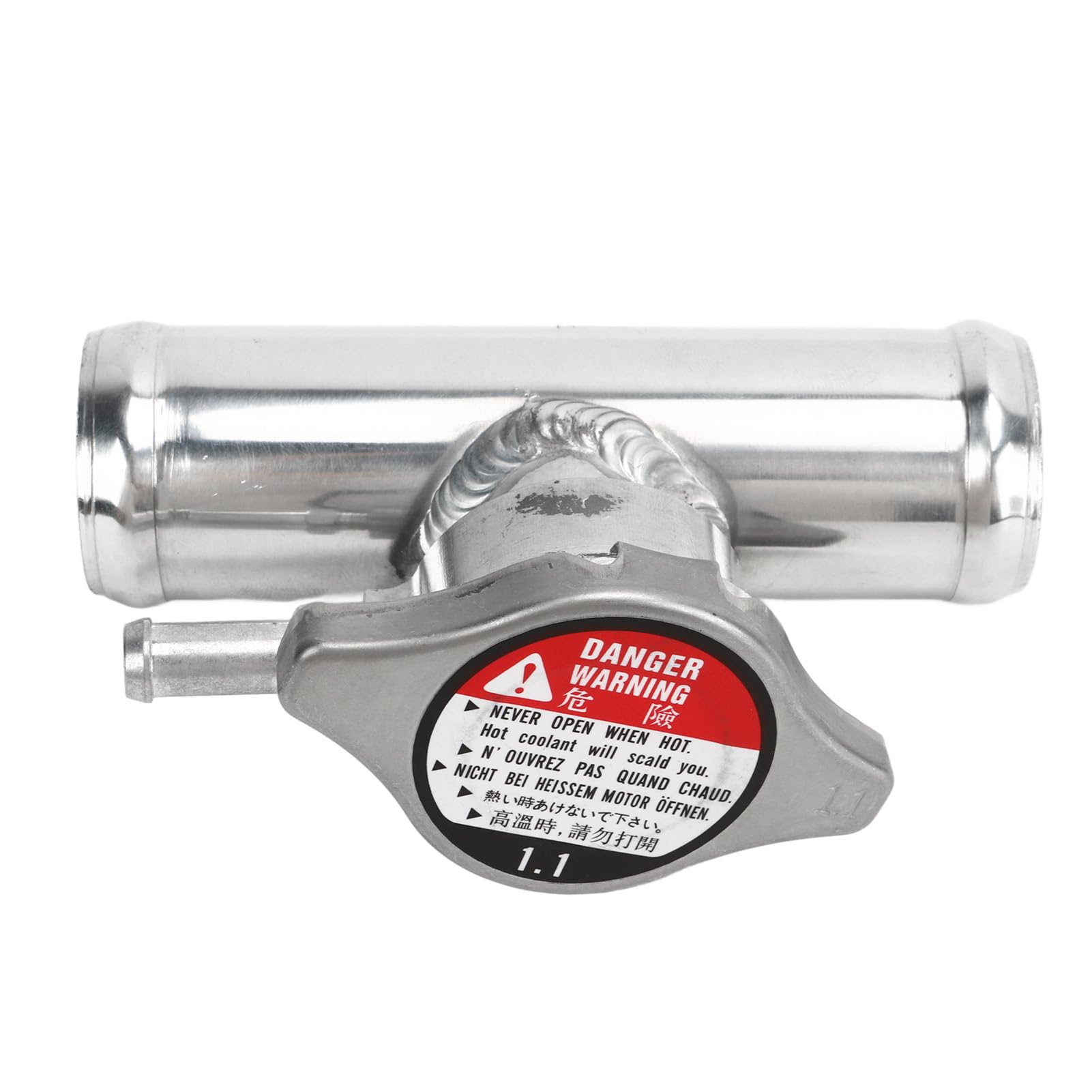 Szyjka Wlewu Płynu Chłodzącego, Korek Wlewu Węża Chłodnicy 32mm T6061 Aluminium Odporne na rdzę z nakrętką 16PSI do Samochodu