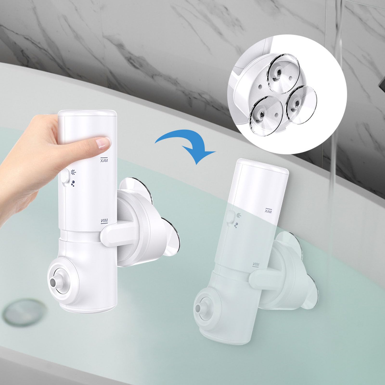 Amazon.co.jp: おうちジェットバス ジェットバス 充電式コードレス