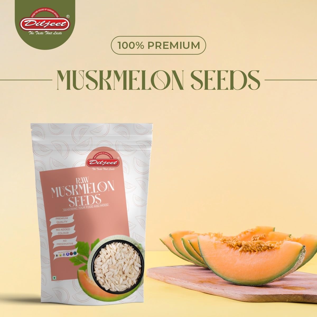 Diljeet 100Gm Raw Musk Melon Seeds For Eating - Image 3 thumbnail