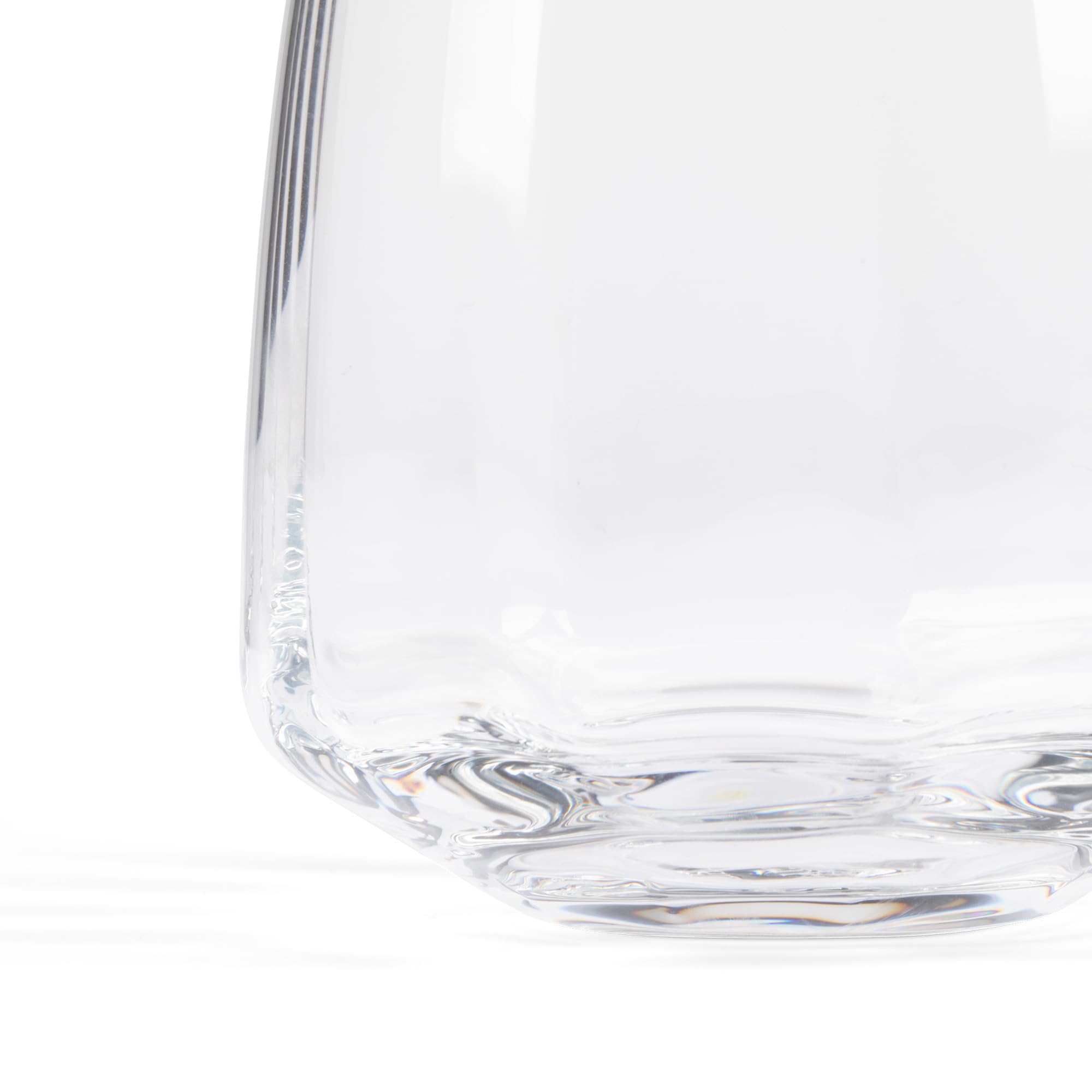 Larder & Vine Vasos para beber | 4 piezas | Textura corta