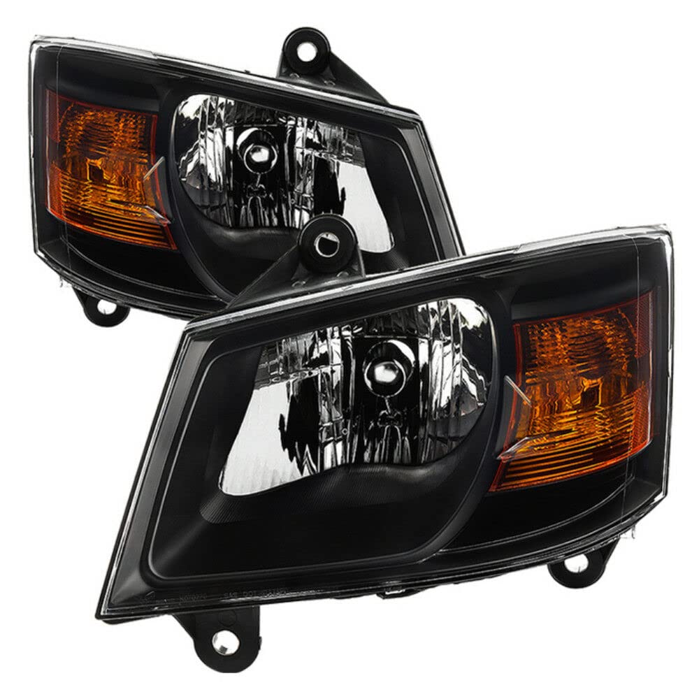 LMGTJNF Compatible with SE SXT Value Package Clear Black Headlight HD-JH-DGC08-AM-BK,Provides excellent performance