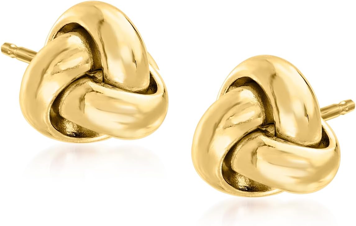 Pure Collection by Ross-Simons Italian 14kt Yellow Gold Love Knot Stud Earrings