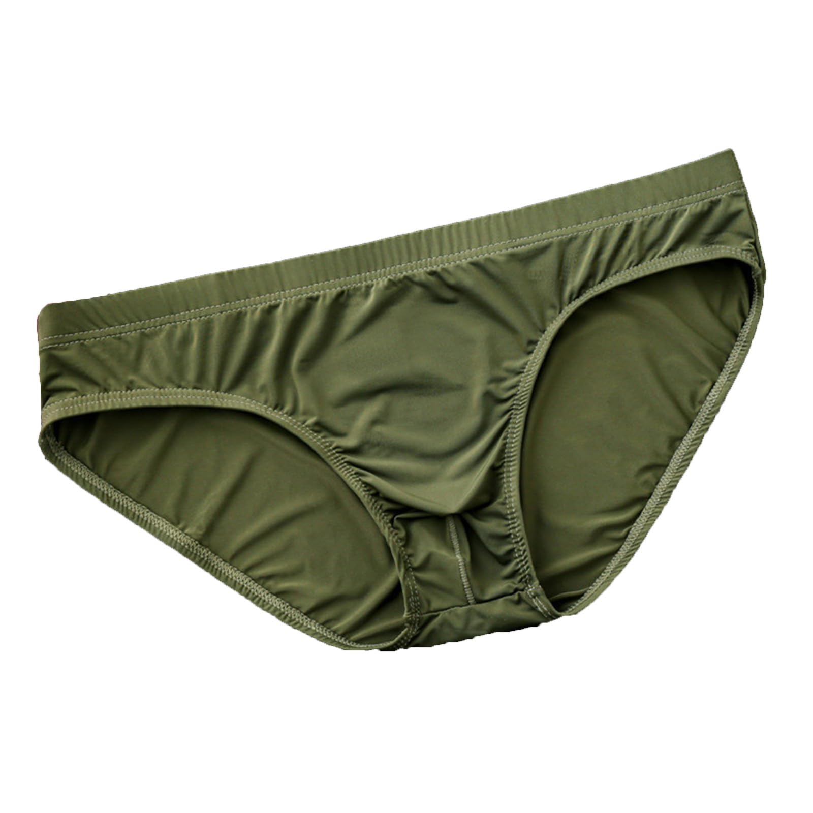 Briefs for Men Low Rise Stretch Seamless Breathable Underpants Athletic Solid Brief Soft Comfortable Fit Underwear