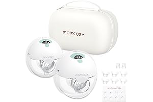 Mamacozy Wearable Breast Pump: Hands-Free, Double-Sealed Comfort