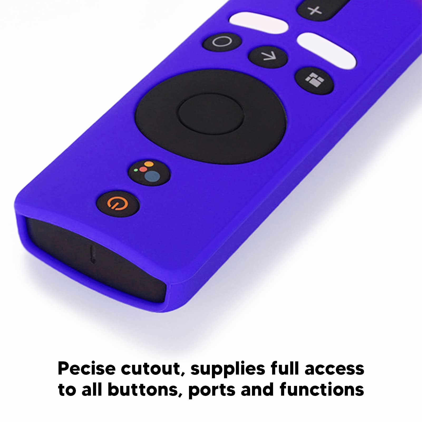 Funda de Silicona Antideslizante para TV Stick 4K con Cord n Decorativo y Estuche Elegante para Mando a Distancia Juego Morado Compatible con Stick 4K