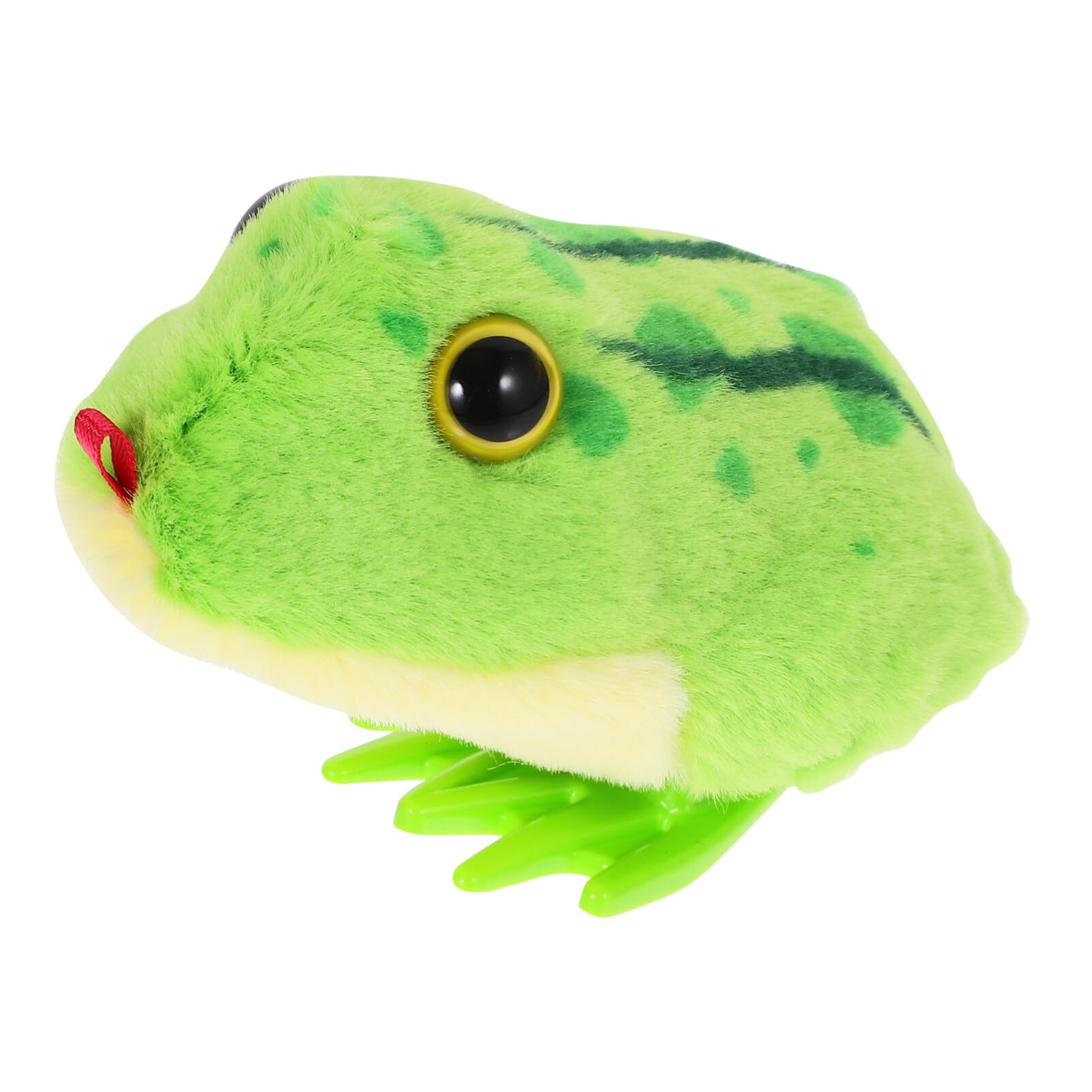 Genérico de Rana saltarina, Juguetes de Cuerda para niños pequeños - de Primavera para Gatear, de Cuerda con Forma de Rana de Peluche de Dibujos Animados - Pequeños Juguetes de Animales