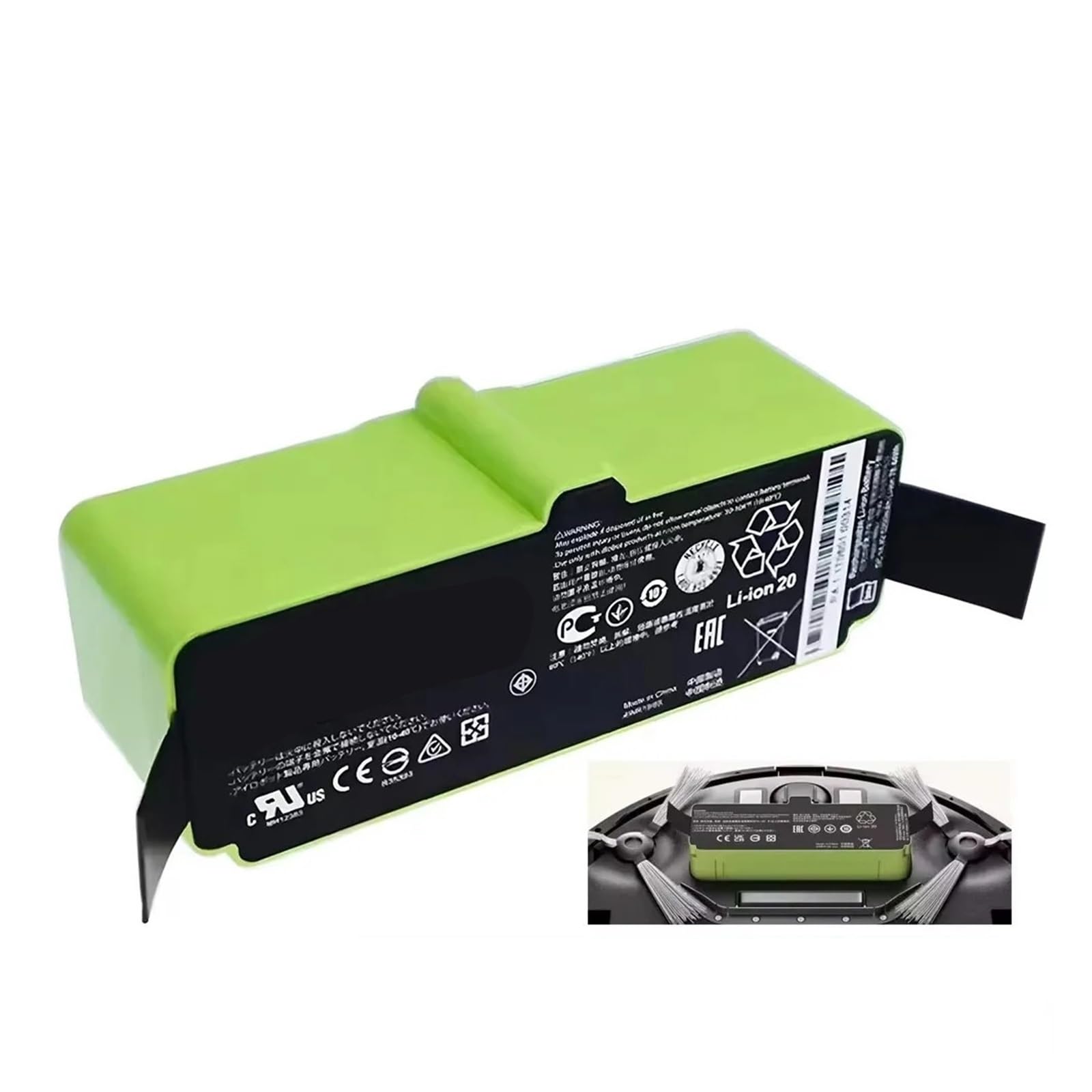 Amazon.co.jp: リチウムイオンバッテリー、iRobot Roomba Cleane 900