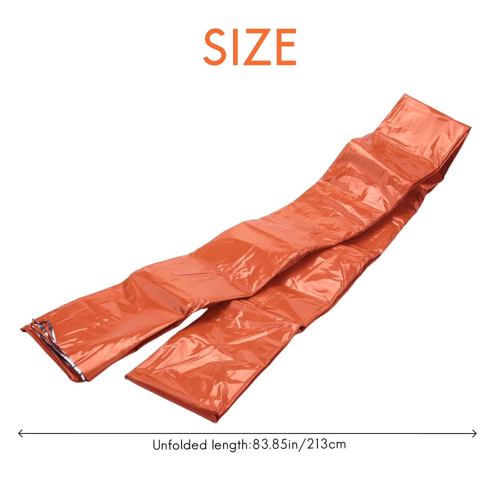 Manta de Supervivencia TéRmica Impermeable de de Dormir de 16 Paquetes para Senderismo Al Aire Libre
